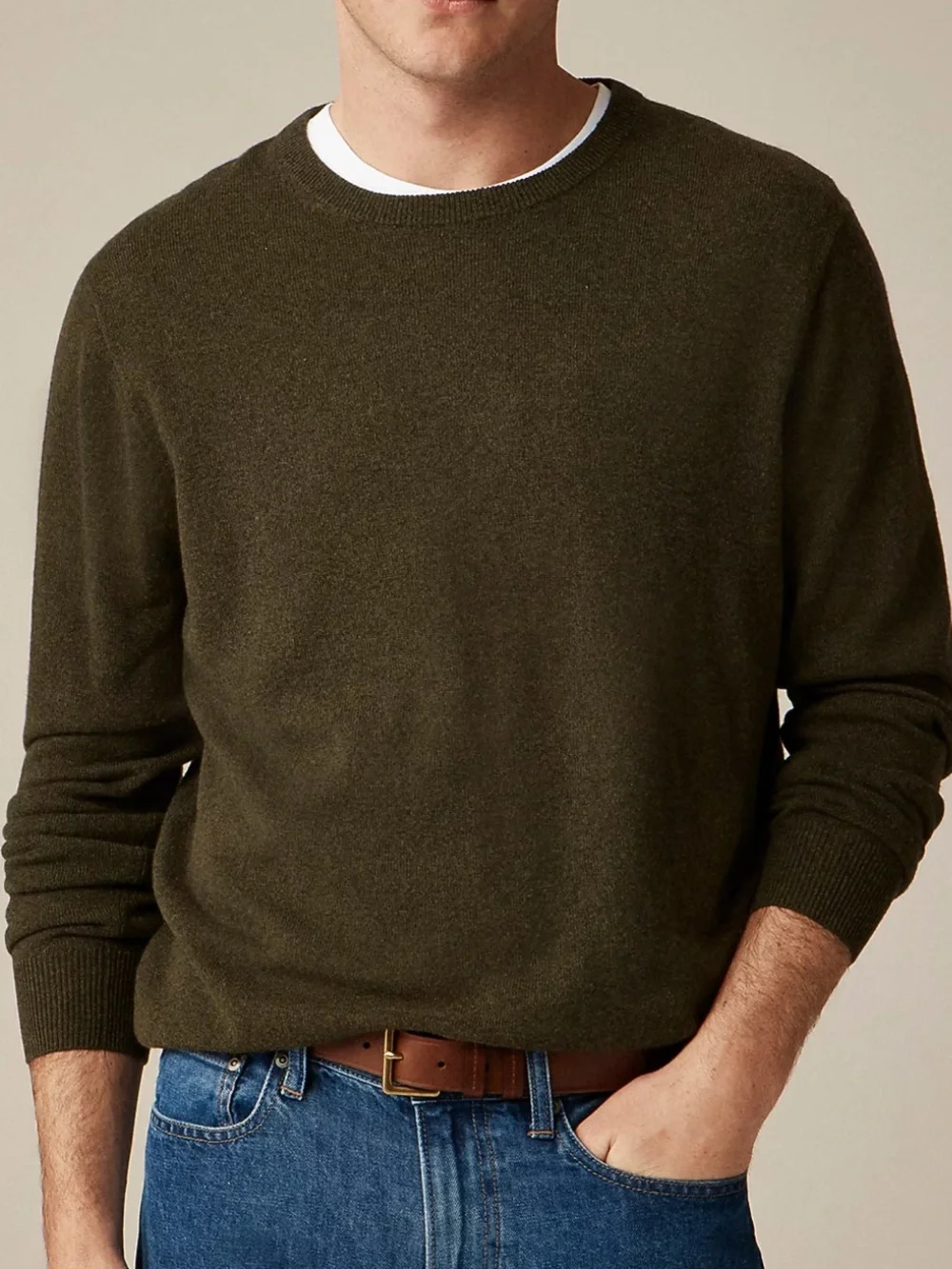 Men's J. Crew Crewneck Cashmere Sweater Sz L